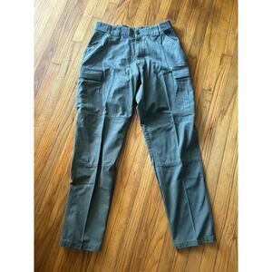 5.11 Tactical Series Olive Green Cotton Canvas Cargo Pants Size L